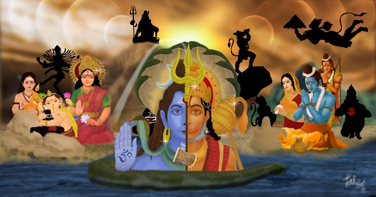 Hanuman - Incarnation of Shiva 